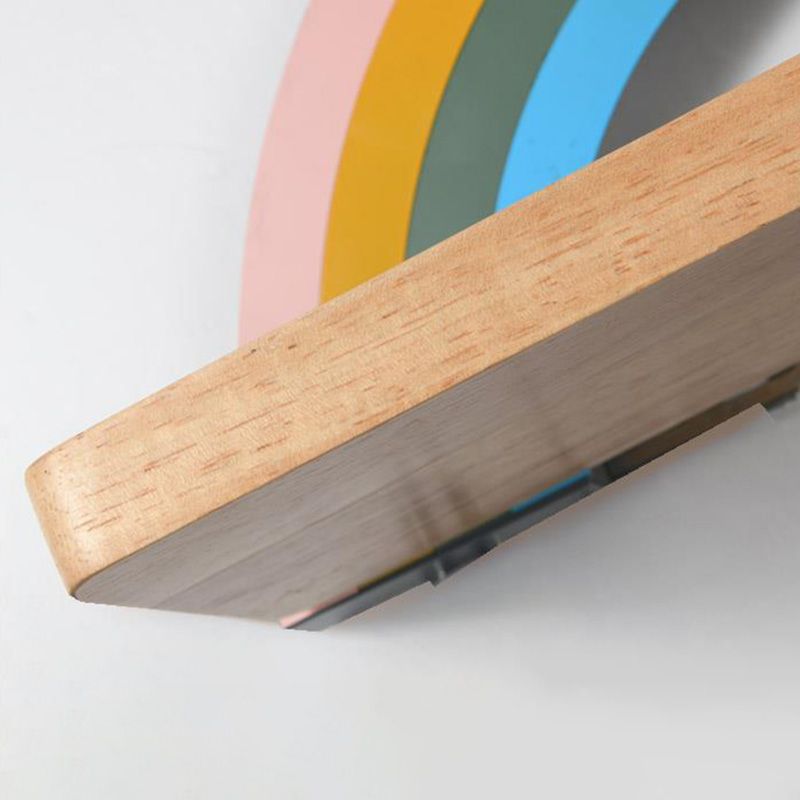 Rainbow Sconce Light Fixtures LED Single Bulb Wall Lamp for Child Room