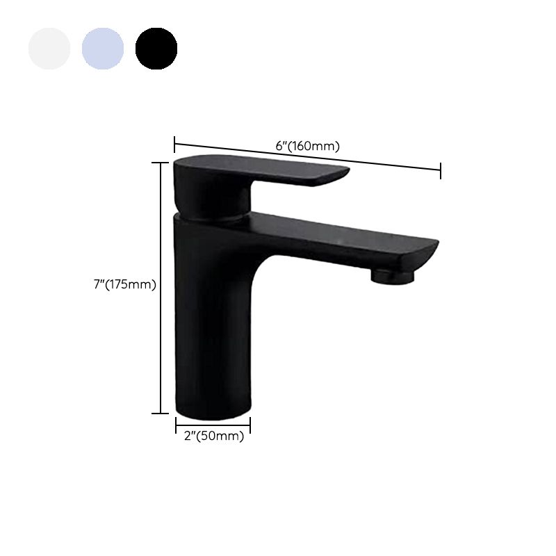 Lever Handle Vessel Sink Faucet Circular Modern Bathroom Faucet