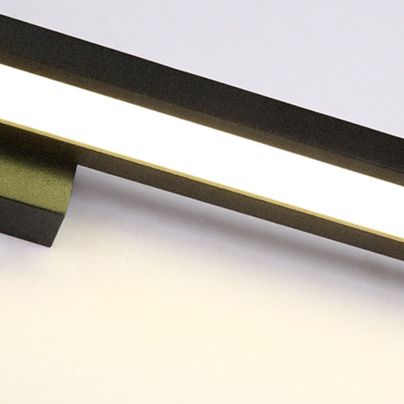 Rectangle Sconce Light Fixture Modern Metal 1 Light Wall Light Fixture