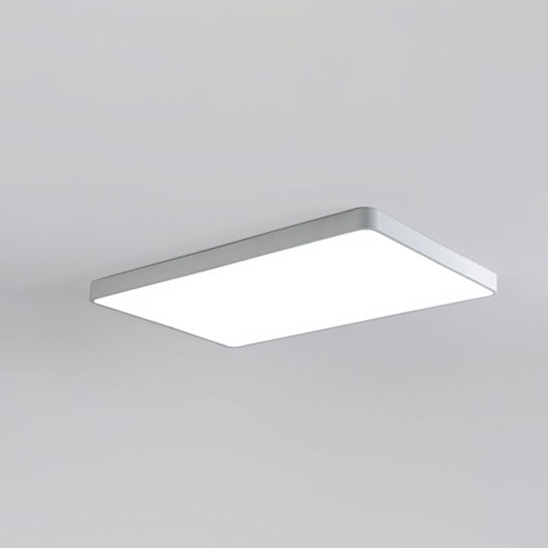 Metal Geometric Shade Flush Mount Llight Modern Style1 Head Flush Mount