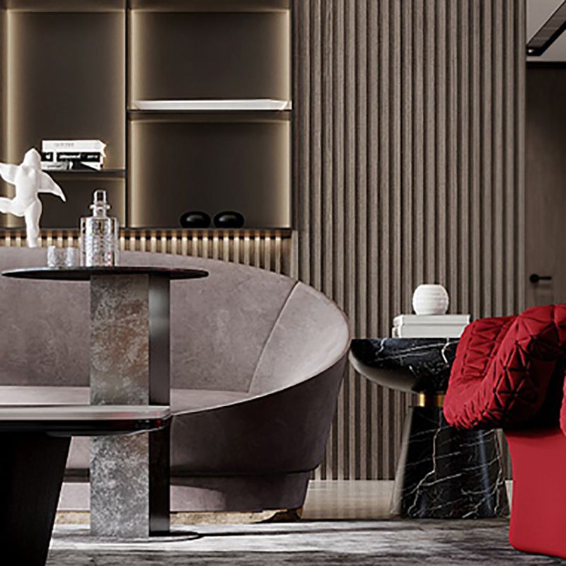 Contemporary Solid Color Wood Planks Waterproof Hardwood Indoor Wallboard