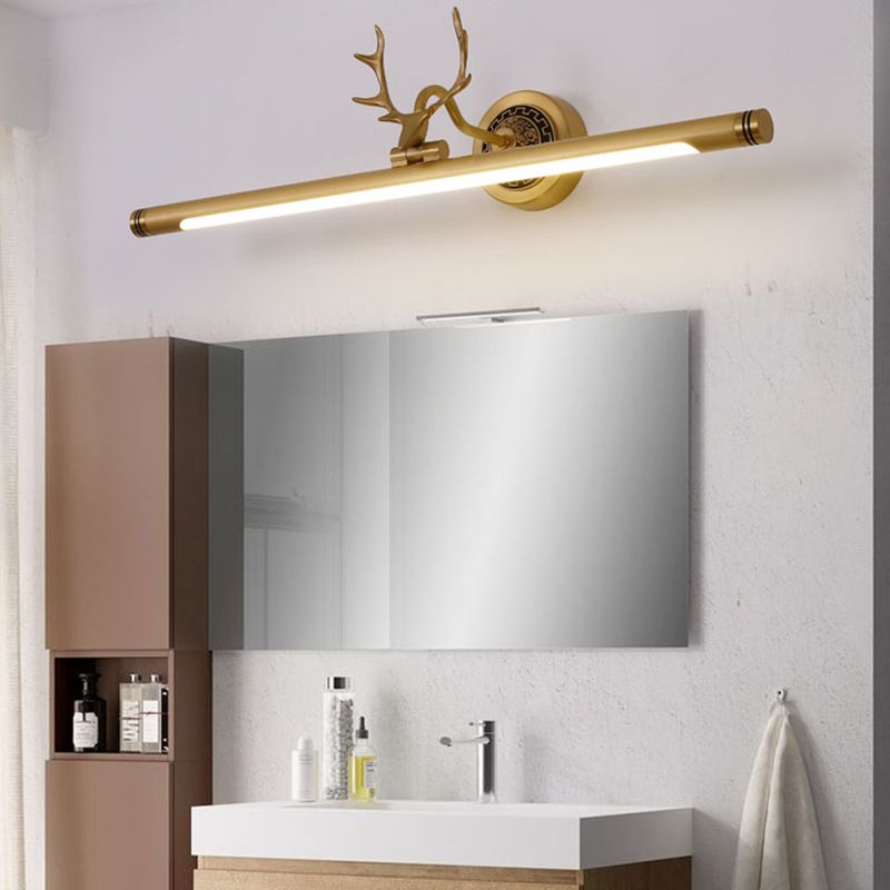 Luce da parete a forma lineare in metallo MODERNO MODERNO MODICA SPECCHIO MOLTO MOLTO MONTRO