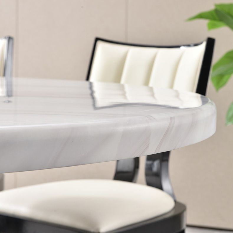 Round Table Convertible Dining Table for Kitchen Dining Room