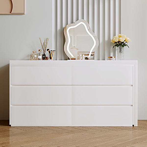 15" Wide Scandinavian Vanity Table Wooden White Make-up Vanity