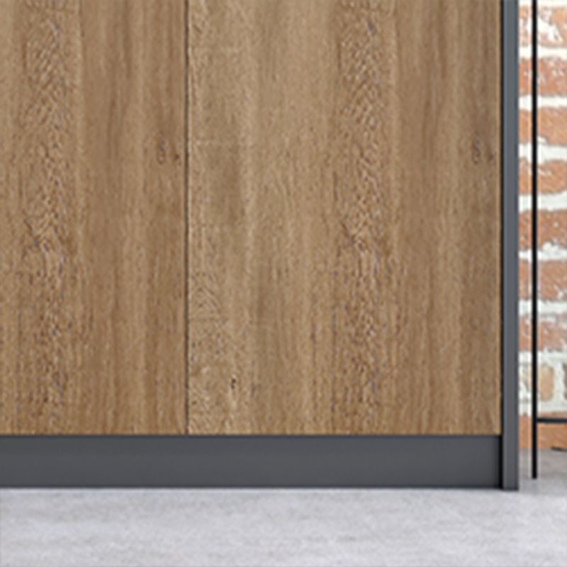 Medieval Modern File Cabinet Vertical Wooden Frame Storage File Cabinet