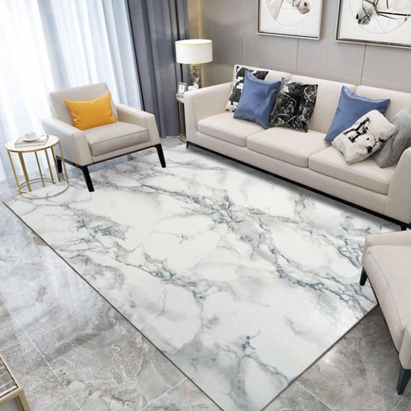 Light Pink Modern Rug Polyester Diamond Rug Non-Slip Backing Rug for Home Decor