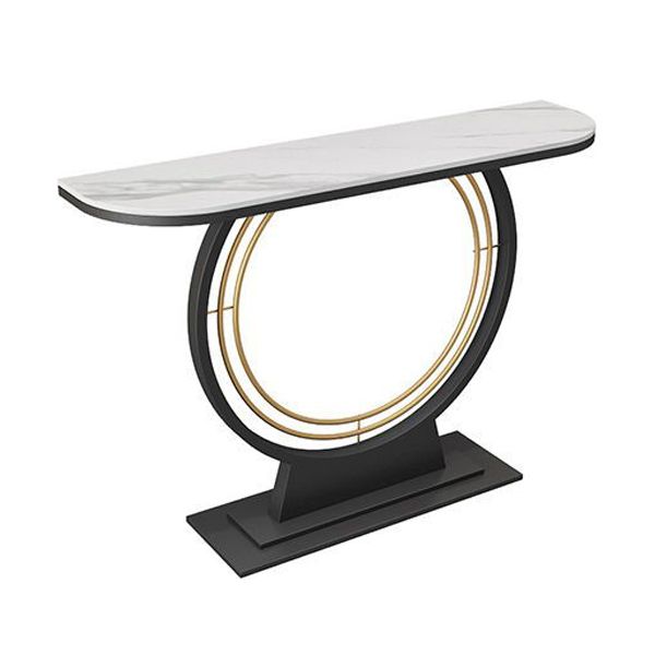 Glam Style Console Table Stain Resistant Console Sofa Table for Hall