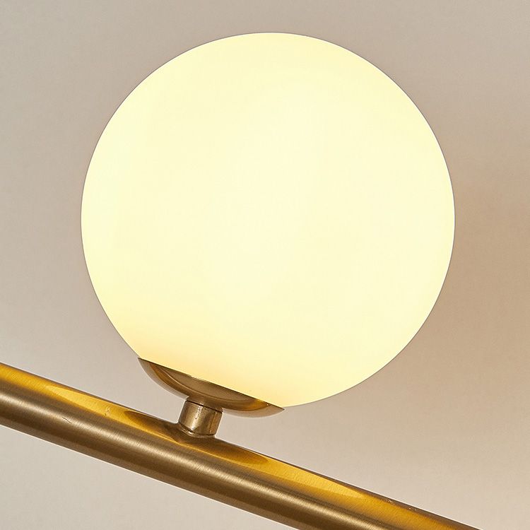 Pendants contemporains Sphère Glass Island Chandelier pour la cuisine