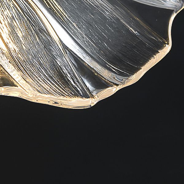Single Golden Flush Mount Lighting Glass Ceiling Light for Living Room