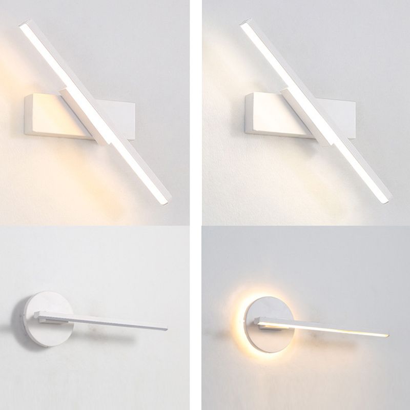 Modern Minimalist Style Linear Wall Mounted Lights Metal Wall Lamps for Living Room