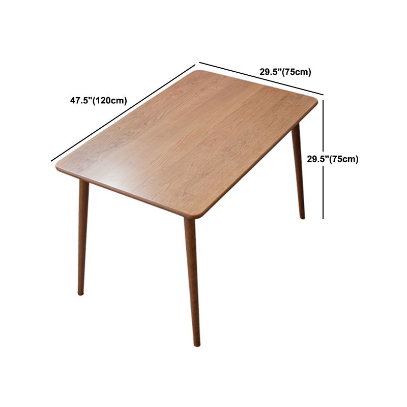 Modern 1/4/5/6 Pieces Dining Set Rectangle Cherry Wood Dining Table for Dining Room
