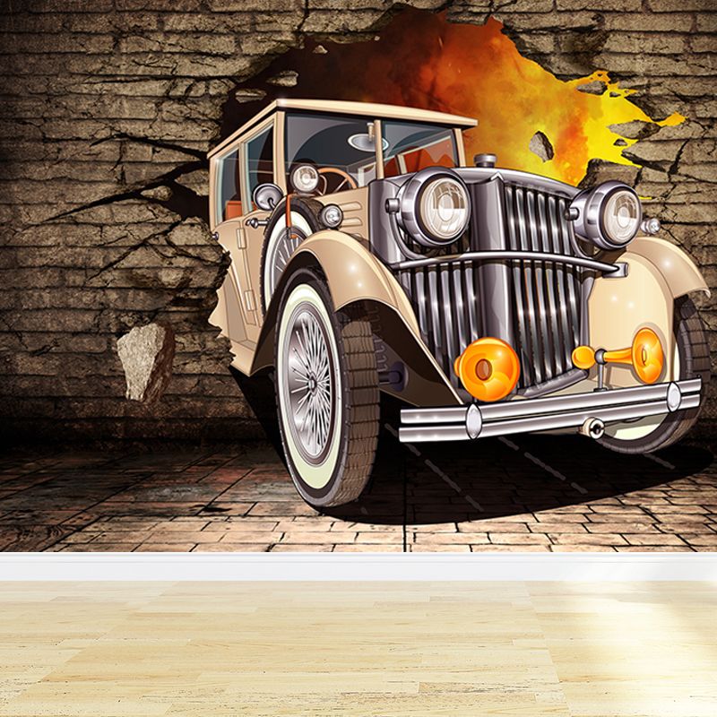 Waterproof Car and Wall Mural Industrial Non-Woven Wall Art, Custom Size Available
