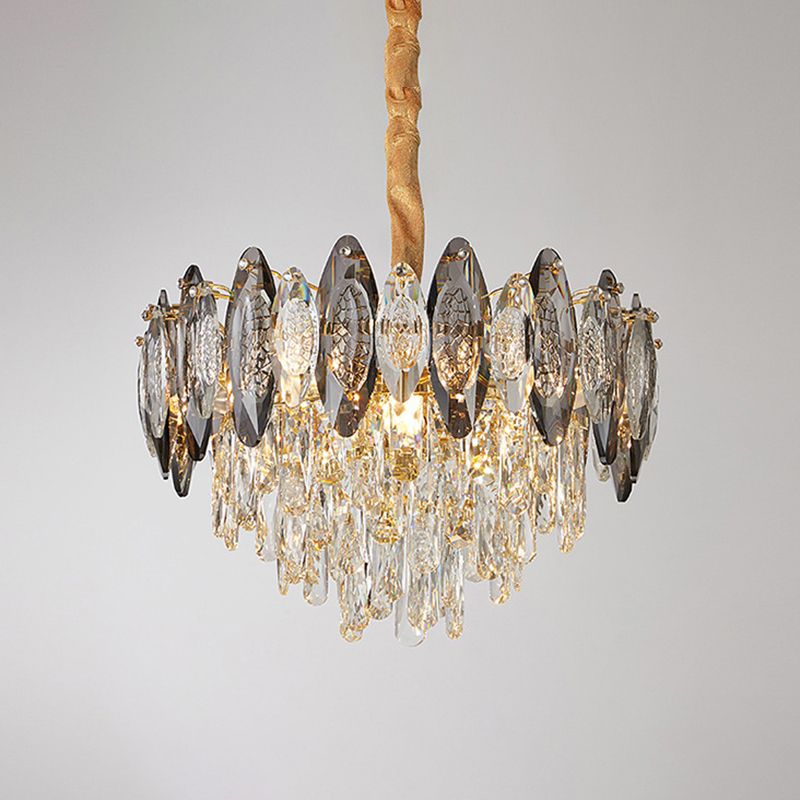 Luz de la isla geométrica de estilo moderno Iluminación de la isla de cristal para isla de cocina