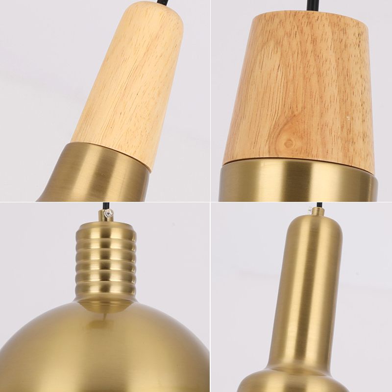 Zeitgenössische Deckenleuchte mit Metallschatten für Wohnzimmer