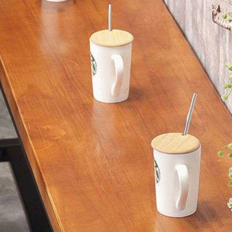 Industrial Bar Dining Table Cafe and Breakroom Bar Stool Table