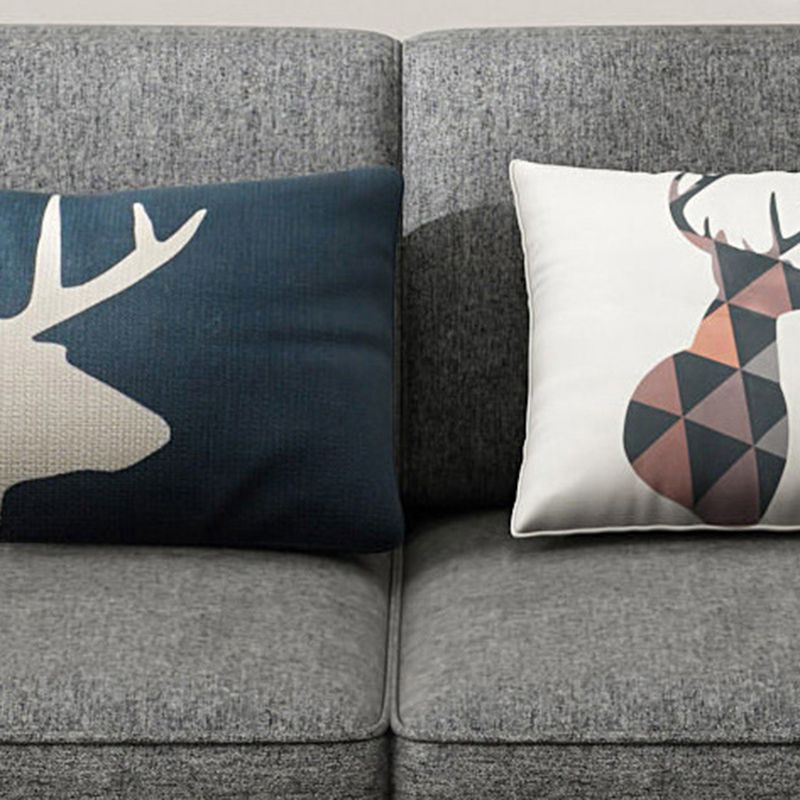 Removable Cushions,Adjustable Sectional Sofa, 67" Linen Sectional sofa