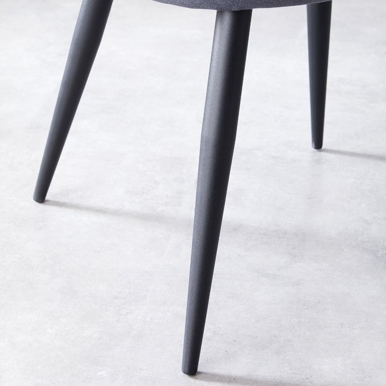 Sillas de cocina contemporáneas, silla auxiliar con brazo de comedor y patas de metal