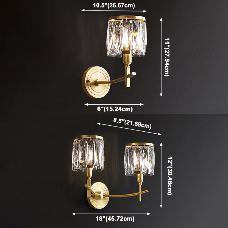 Halbzylinderschatten Multi-Lights Wandleuchte modern