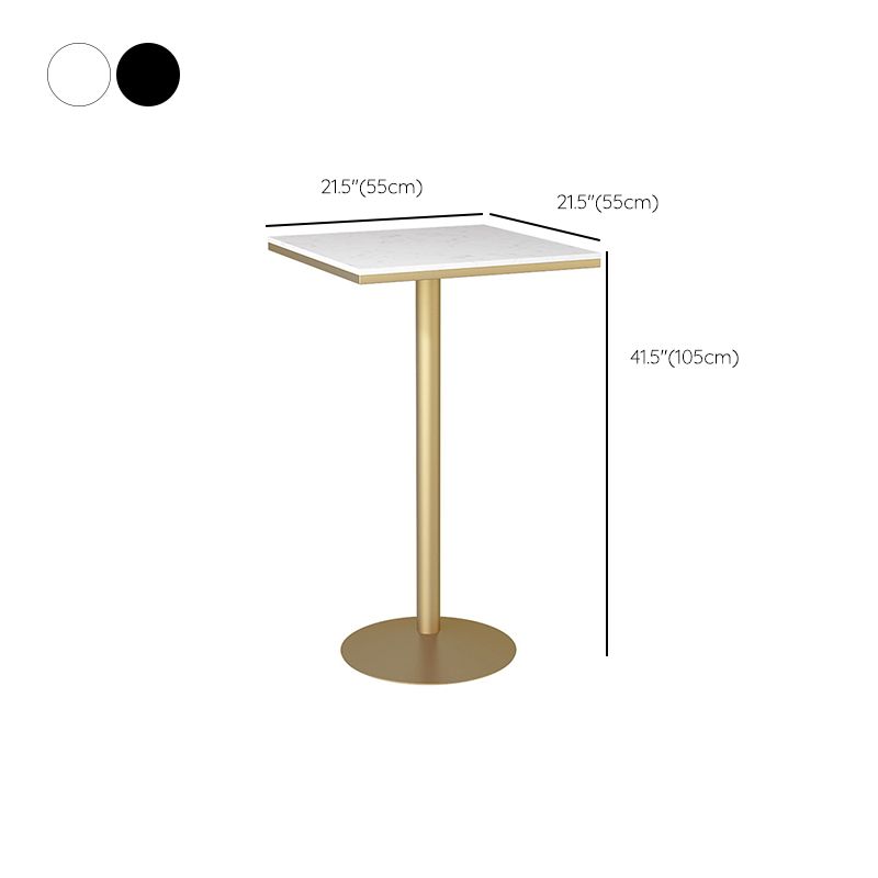 Glam Table and Stool Set 1/2/3/5 Pieces Bar Pub Table Set for Dining Room