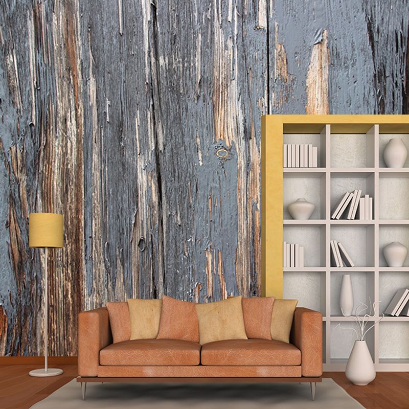 Horizontal Photography Wood Grain Mural Eco-friendly Wallpaper for Home Decor