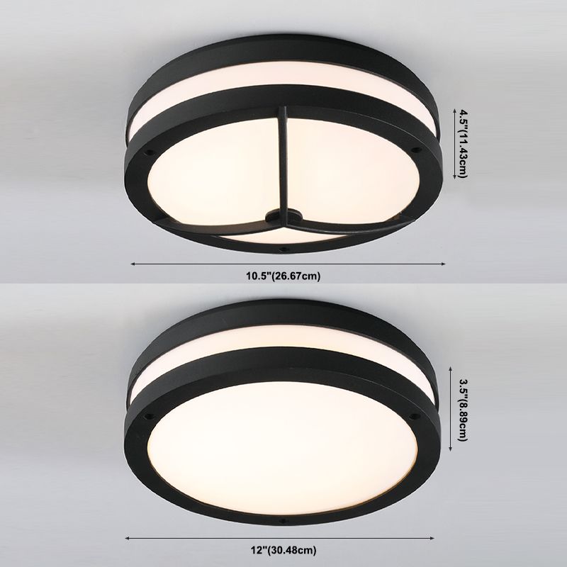 Eigentijdse waterdichte LED-plafondlamp Acryl inbouwlamp voor binnenplaats