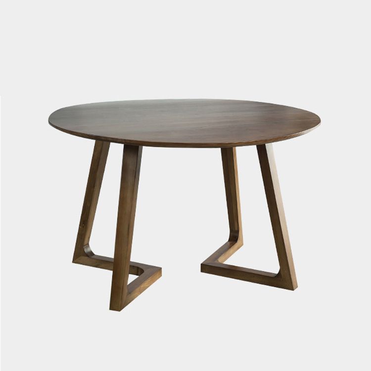 Nordic 1/2/5 Pieces Dining Set Round Wood Dining Table for Dining Room Kitchen