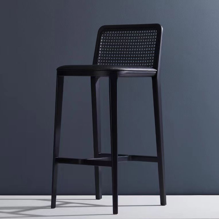 Industrial Style Counter Chair Wood Footrest Counter Stool for Bristol