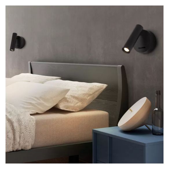 4.3 "H Simplicidad Lámpara de lectura LED LEITLE MODERNA MALLE DE MUALLA DE MUALLA CON BASE DE METAL REDUCTO