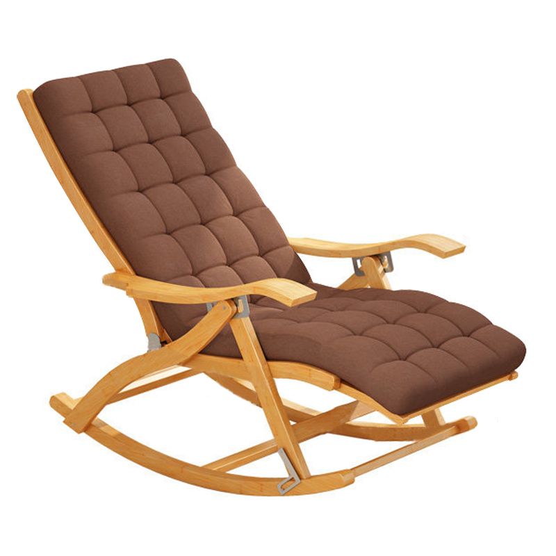 Traditional Recliner Chair Folding Rocker Chair for Living Room