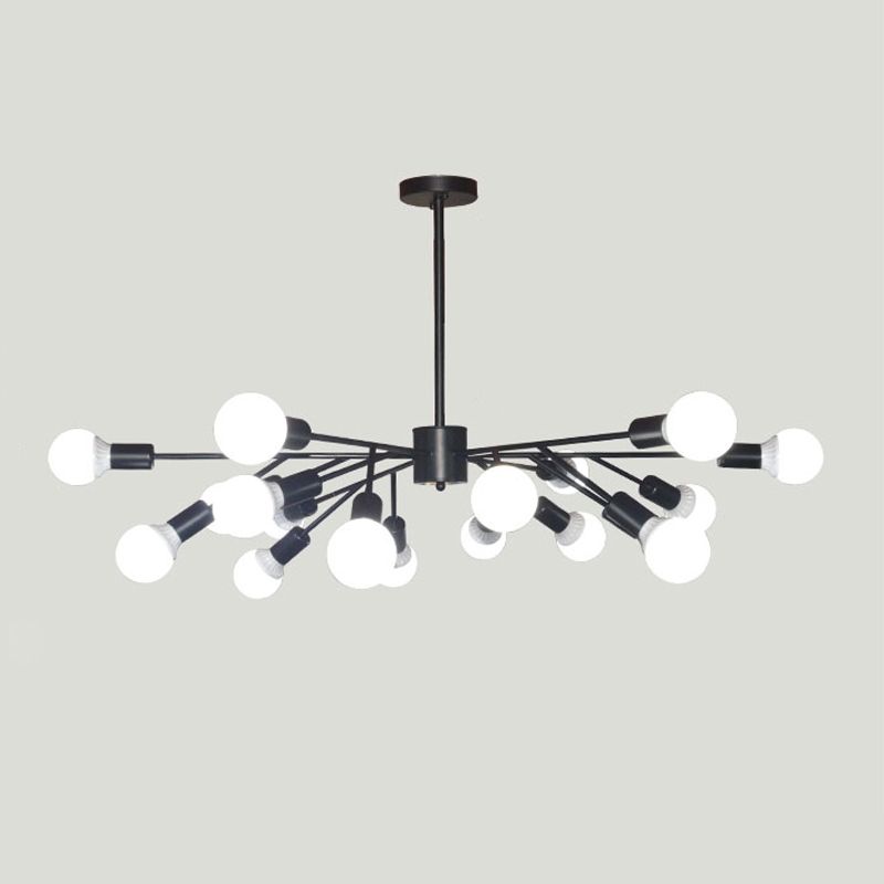 Lustres radiaux contemporains lumières lustres en métal lustre d'éclairage