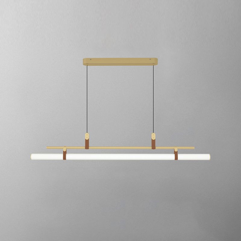 Linear Island Chandelier Lights Modern Acrylic Chandelier Lighting Fixtures