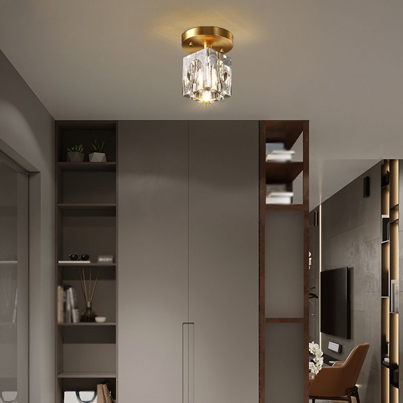 Plafoniera da soffitto in cristallo con montaggio a incasso Plafoniere contemporanee