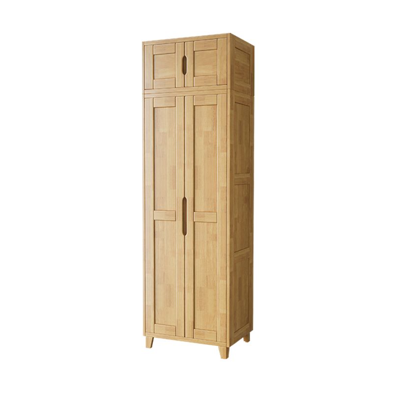Light Wood Finish Wardrobe Armoire Traditional Wardrobe Cabinet