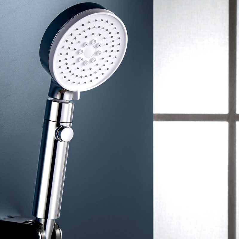3 Settings Universal Pressurized Shower Head Adjustable Water Flow Handheld Shower Head
