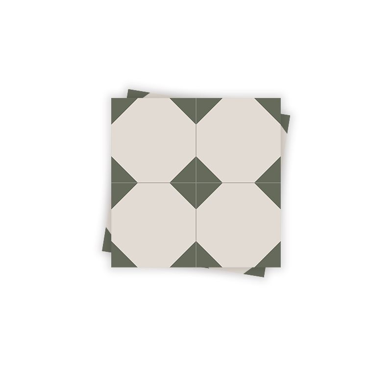 Square Peel & Stick Tile With Pattern Water Resistant Tile for Backsplash Wall