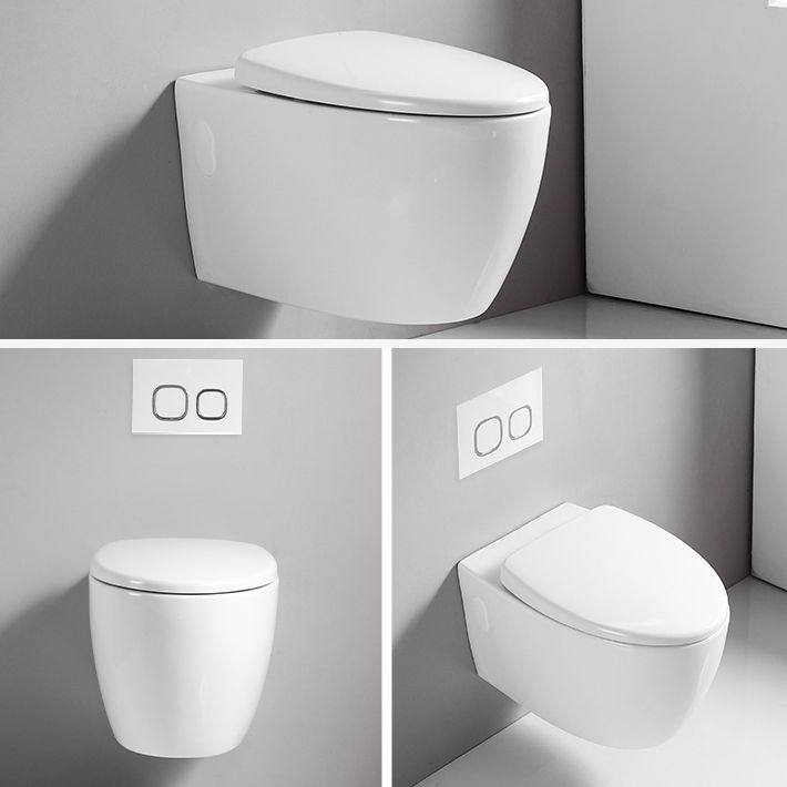 Wall Mount Flush Toilet Single Flush Modern One-Piece Toilet Urine Toilet