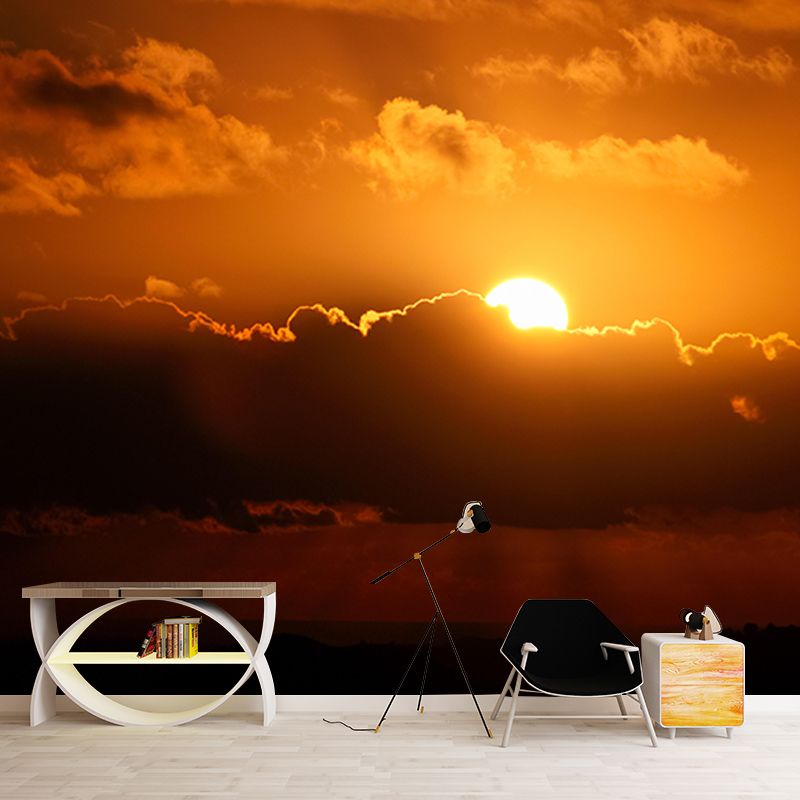 Mildew Resistant Mural Wallpaper Sky Landscapes Pattern for Wall Decor