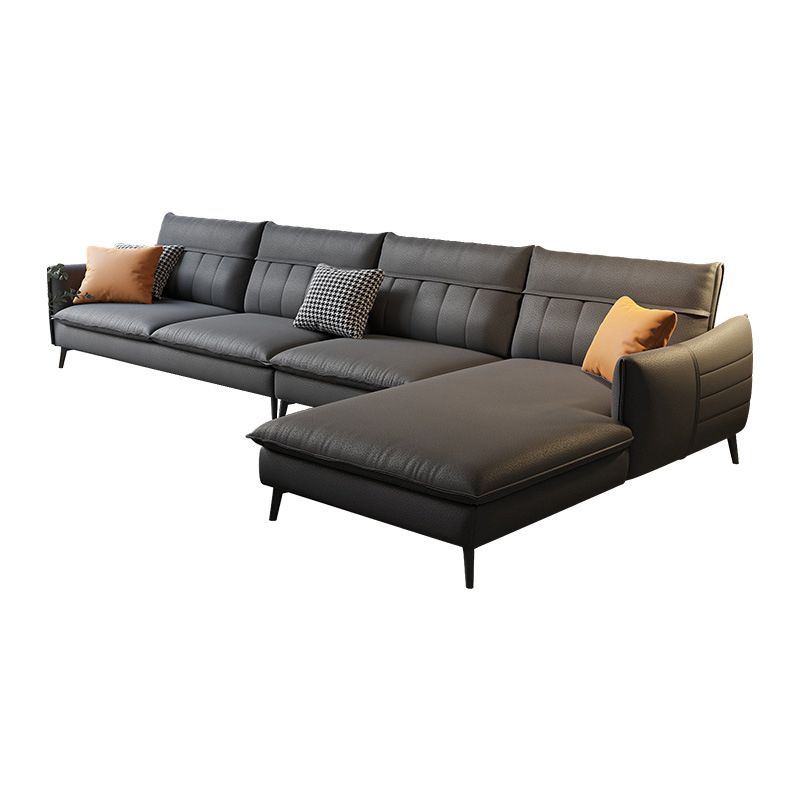 Faux Leather Removable Cushions Sofa/Sectionals with Wear-Resistant and Slipcover