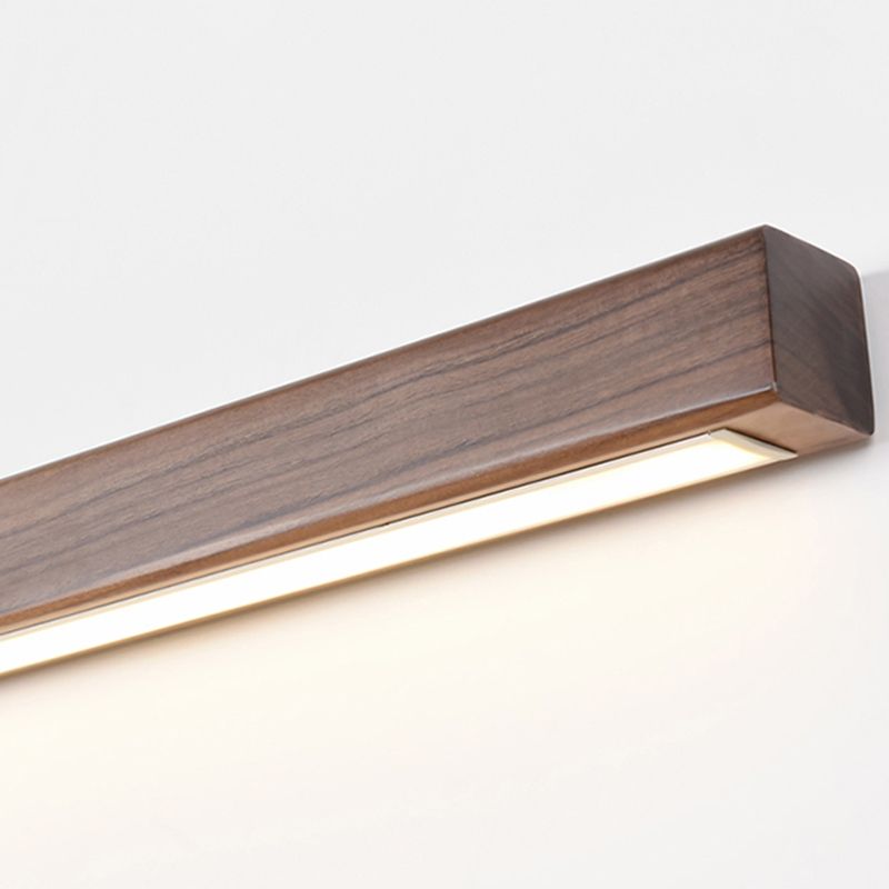 Modern Wall Light Fixture Simple Wooden LED Wall Light Sconce for Bedroom
