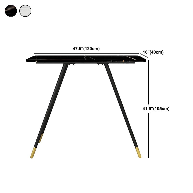 1/2 Pieces Bar Table and Stool Modern Sintered Stone Table and Armless Bar Chair
