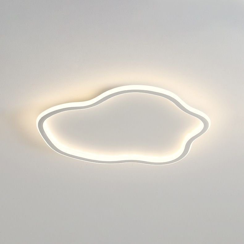 Moderne minimalistische Cloud LED inbouw smeedijzeren plafondarmatuur met acryl kap