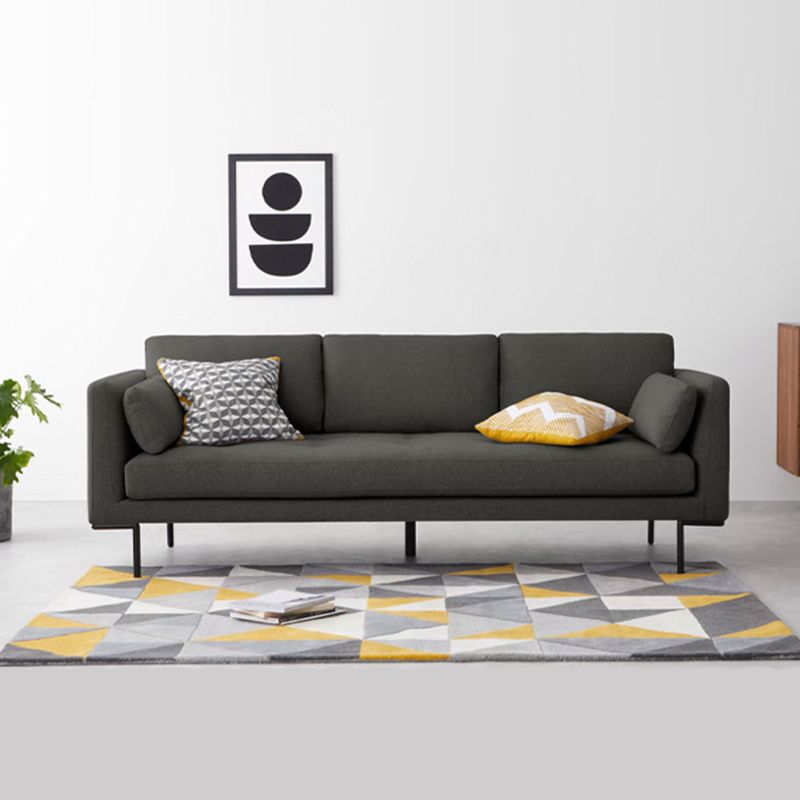 Linen 3-seater Sofa with Square Arm 82.68" Long * 34.65" Wide