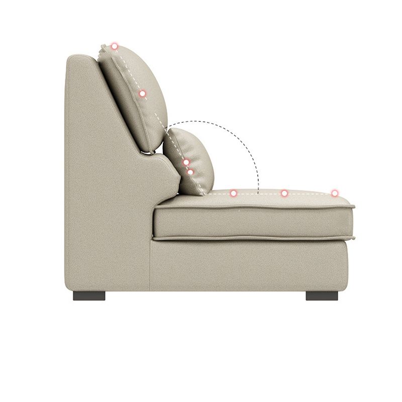 Assembled Settee Furniture Faux Leather and Fabric Bench Seating