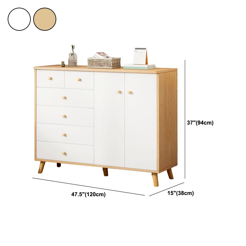 Contemporary Storage Chest Wooden Storage Chest for Bedroom 14.9" Wide