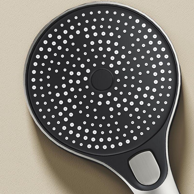 Modern Shower System with Dual Shower Head in Black/White/Gray