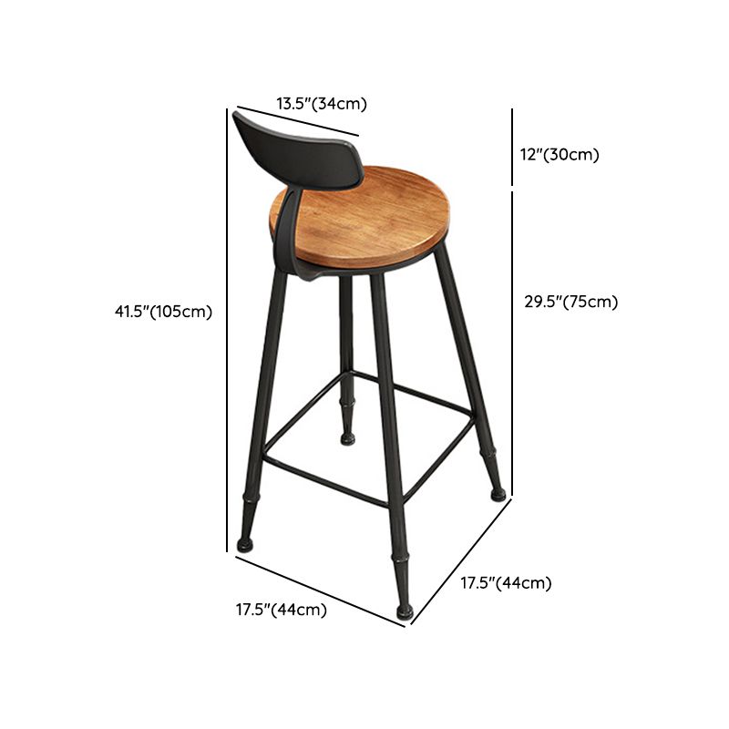 Industrial Style Wood 1/2 Pieces Bar Table Set Rectangle Bar Table for Home