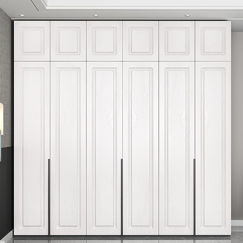 Modern Style Wooden Wardrobe Soft Close Door Wardrobe Closet with Drawer