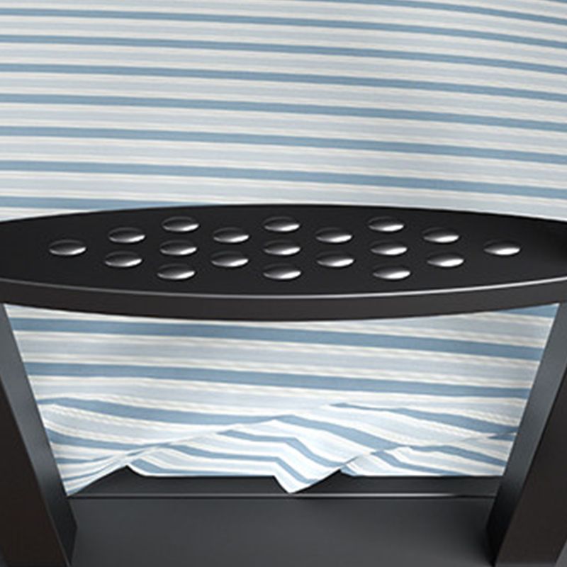 Contemporary Iron Bunk Bed with Metal Legs and Open-Frame 70.87" High