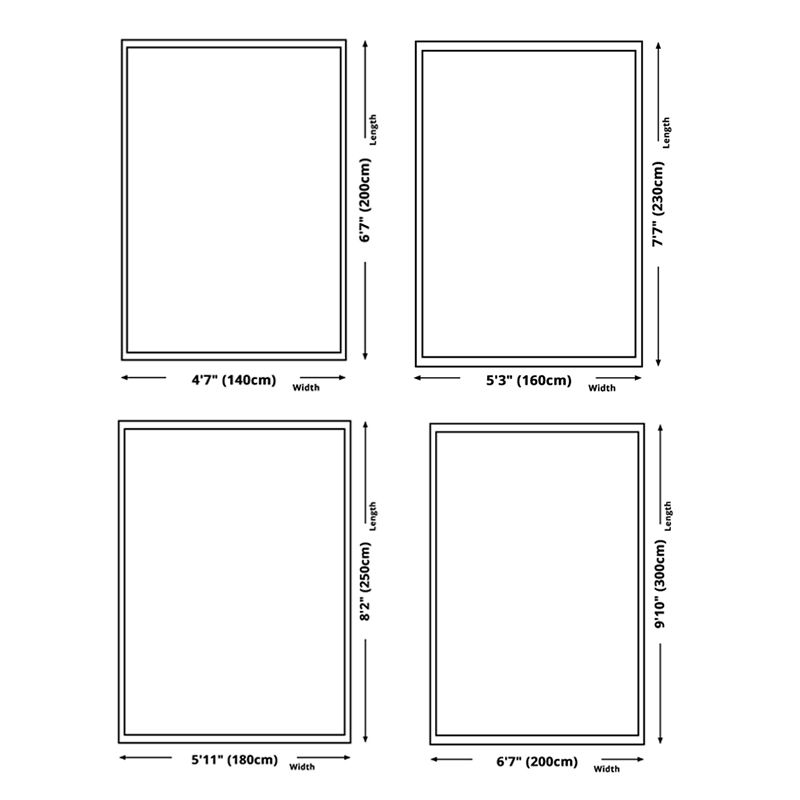 Color Tone Modern Area Carpet Polyester Triangle Indoor Rug Anti-Slip Backing Carpet for Living Room