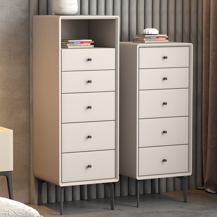 Lingerie Chest Metal Legs Contemporary Chest with Drawers for Bedroom